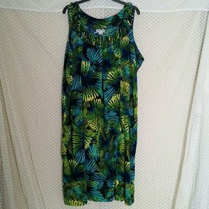 Catherines dress plus size 3x 26/28W used exotic